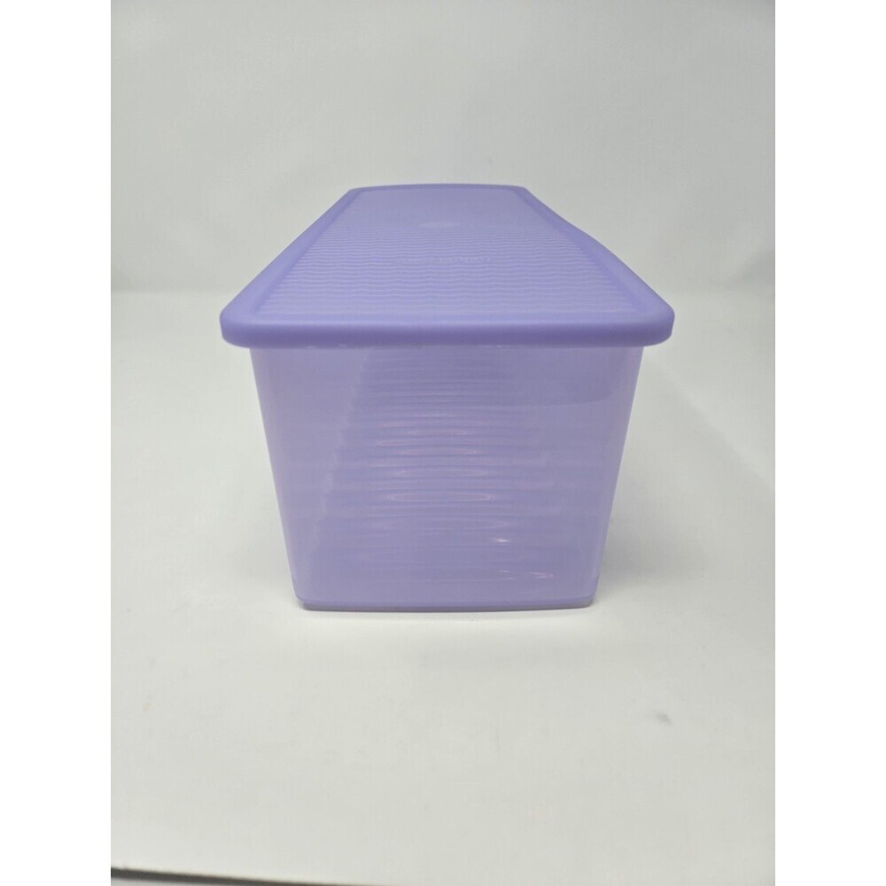 VINTAGE TUPPERWARE XL FRIDGESMART PURPLE LIMITED EDITION STORAGE 3996A-2 HOSTESS - Picture 9 of 12